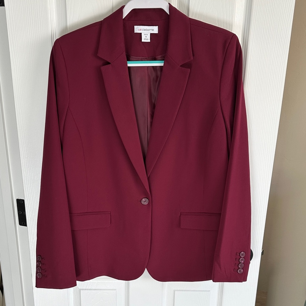 Deep Red Women's Blazer